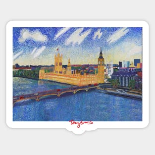 Westminster on the Thames, London Sticker